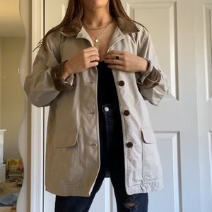 Vintage L.L. Bean Corduroy/Canvas Barn Coat